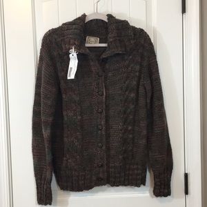 Handmade Knitted Cardigan Sweater